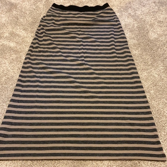 LOFT Striped Maxi Skirt - Picture 1 of 6